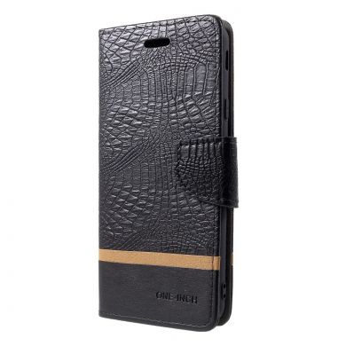Чохол UniCase Croco Wallet для Samsung Galaxy J4+ (J415), Black