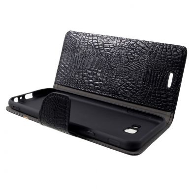 Чохол UniCase Croco Wallet для Samsung Galaxy J4+ (J415), Black