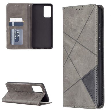 Чехол UniCase Geometric Pattern для Samsung Galaxy A72 (А725) - Grey