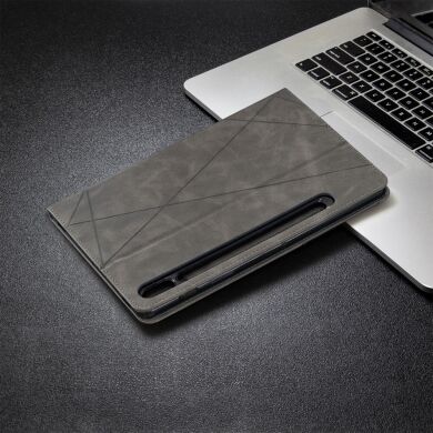 Чохол UniCase Geometric Style для Samsung Galaxy Tab S7 (T870/875) / S8 (T700/706) - Grey