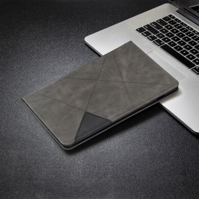 Чохол UniCase Geometric Style для Samsung Galaxy Tab S7 (T870/875) / S8 (T700/706) - Grey