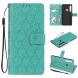 Чехол UniCase Leaf Wallet для Samsung Galaxy A9 2018 (A920) - Cyan. Фото 1 из 9