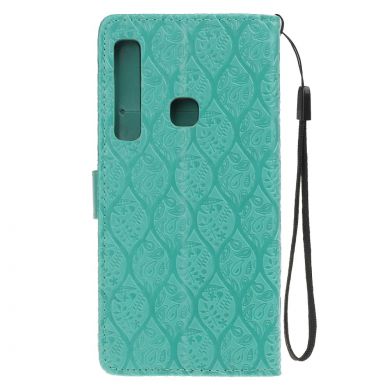 Чехол UniCase Leaf Wallet для Samsung Galaxy A9 2018 (A920) - Cyan