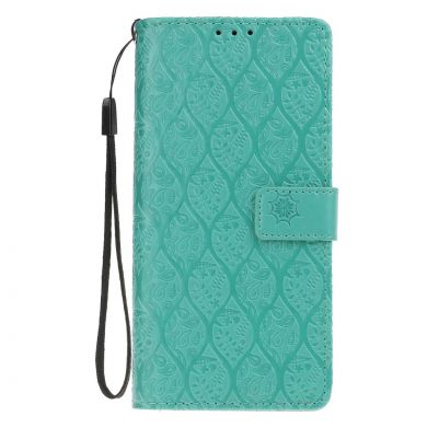 Чехол UniCase Leaf Wallet для Samsung Galaxy A9 2018 (A920) - Cyan