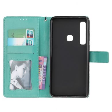 Чехол UniCase Leaf Wallet для Samsung Galaxy A9 2018 (A920) - Cyan