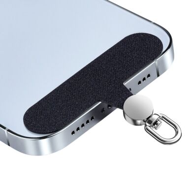 Тримач ремінця для телефону Reframe Oxford Cloth - Black / Silver