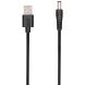 Кабель 2E USB to DC 5.5х2.1мм (5V, 1.5A, 1m) - Black. Фото 1 из 3