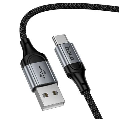 Кабель Hoco X121 USB to Type-C (3A, 1.5m) - Black