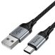 Кабель Hoco X121 USB to Type-C (3A, 1.5m) - Black. Фото 4 из 9