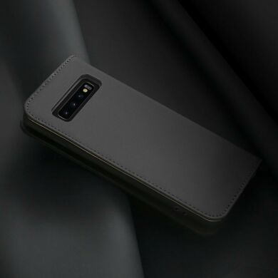 Шкіряний чохол DUX DUCIS Wish Series для Samsung Galaxy S10 (G973), Black
