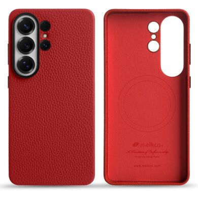 Шкіряний чохол MELKCO Leather Case Magnetic для Samsung Galaxy S26 Ultra (S948) - Red