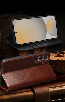 Кожаный чехол QIALINO Classic Case для Samsung Galaxy S25 FE (S731) - Black