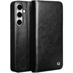 Кожаный чехол QIALINO Classic Case для Samsung Galaxy S25 FE (S731) - Black