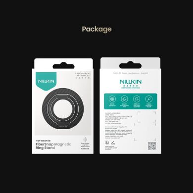 Магнітне кільце-тримач NILLKIN FiberSnap Magnetic Ring Stand - Black