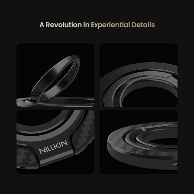 Магнітне кільце-тримач NILLKIN FiberSnap Magnetic Ring Stand - Black