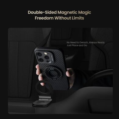Магнітне кільце-тримач NILLKIN FiberSnap Magnetic Ring Stand - Black