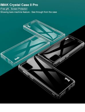 Пластиковий чохол IMAK Crystal II Pro для Samsung Galaxy A51 (А515) - Transparent