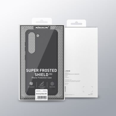 Пластиковый чехол NILLKIN Frosted Shield Pro для Samsung Galaxy S23 Plus - Blue