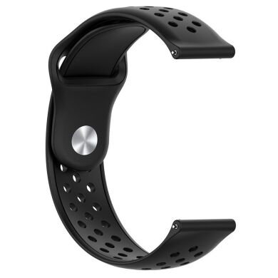 Ремешок Deexe Holes Strap для Samsung Galaxy Gear S3 - Black