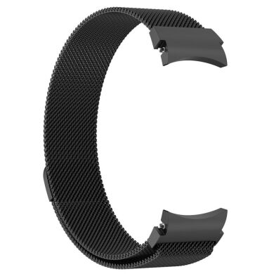 Ремешок Deexe Milanese Stainless Steel для Samsung Galaxy Watch 4 (40/44mm) / Watch 4 Classic (42/46mm) - Black