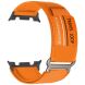 Ремешок Deexe Nylon Magic Tape для Samsung Galaxy Watch 8 (40/44mm) / 8 Classic - Orange. Фото 1 из 3