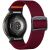 Ремешок Deexe Orbit Flex для Samsung Galaxy Watch 4 / 5 / 6 / 7 / FE (40mm) - Wine Red