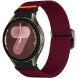 Ремешок Deexe Orbit Flex для Samsung Galaxy Watch 4 / 5 / 6 / 7 / FE (40mm) - Wine Red. Фото 2 из 5