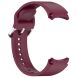 Ремешок Deexe Silicone Band для Samsung Galaxy Watch 4 / 4 Classic / 5 / 5 Pro / 6 / 6 Classic / 7 / FE - Wine Red. Фото 4 из 8