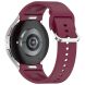 Ремешок Deexe Silicone Band для Samsung Galaxy Watch 4 / 4 Classic / 5 / 5 Pro / 6 / 6 Classic / 7 / FE - Wine Red. Фото 1 из 8