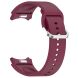 Ремешок Deexe Silicone Band для Samsung Galaxy Watch 4 / 4 Classic / 5 / 5 Pro / 6 / 6 Classic / 7 / FE - Wine Red. Фото 3 из 8