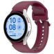 Ремешок Deexe Silicone Band для Samsung Galaxy Watch 4 / 4 Classic / 5 / 5 Pro / 6 / 6 Classic / 7 / FE - Wine Red. Фото 2 из 8