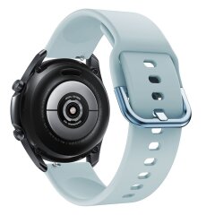 Ремешок Deexe Soft Silicone для  Samsung Galaxy Watch 3 (45mm) - Baby Blue