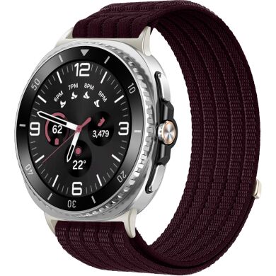 Ремешок Deexe Soft Weave для Samsung Galaxy Watch 8 (40/44mm) / 8 Classic - Smoky Purple