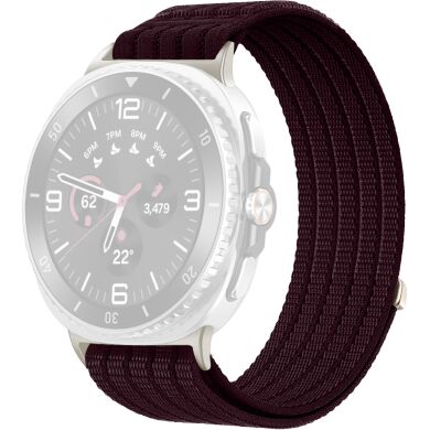 Ремешок Deexe Soft Weave для Samsung Galaxy Watch 8 (40/44mm) / 8 Classic - Smoky Purple