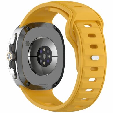 Ремешок Deexe Sport Band для Samsung Galaxy Watch 8 (40/44mm) / 8 Classic - Yellow