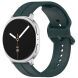 Ремешок KALEBOL Groove Design для Samsung Galaxy Watch 8 (40/44mm) / 8 Classic - Dark Green. Фото 2 из 5