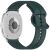 Ремешок KALEBOL Groove Design для Samsung Galaxy Watch 8 (40/44mm) / 8 Classic - Dark Green