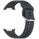 Ремешок Reframe Vertical Strip для Samsung Galaxy Watch 8 (40/44mm) / 8 Classic / Ultra (2025) - Grey / Blue. Фото 1 из 5