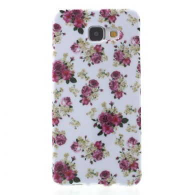 Силіконова накладка Deexe Life Style для Samsung Galaxy A3 (2016), Flower Pattern