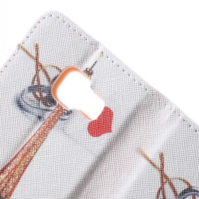 Чохол Deexe Color Wallet для Samsung Galaxy A3 2016 (A310), Eiffel Tower B