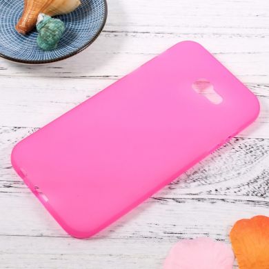 Силиконовый (TPU) чехол Deexe Soft Case для Samsung Galaxy A7 2017 (A720) - Magenta