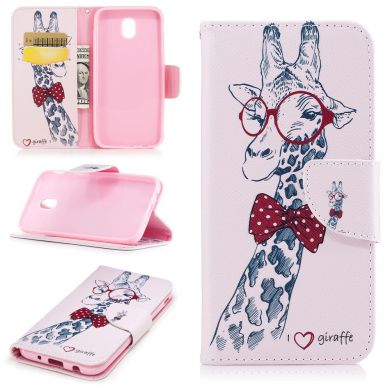 Чохол-книжка UniCase Color Wallet для Samsung Galaxy J3 2017 (J330) - Giraffe Pattern