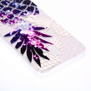 Силиконовый чехол UniCase 3D Diamond Pattern для Samsung Galaxy J6+ (J610) - Purple Pineapple