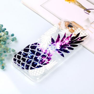 Силиконовый чехол UniCase 3D Diamond Pattern для Samsung Galaxy J6+ (J610) - Purple Pineapple
