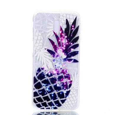 Силіконовий чохол UniCase 3D Diamond Pattern для Samsung Galaxy J6+ (J610), Purple Pineapple