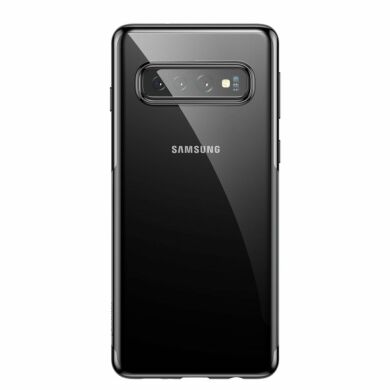 Силіконовий (TPU) чохол BASEUS Shining Series для Samsung Galaxy S10 (G973), Black