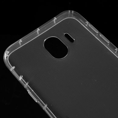 Силиконовый (TPU) чехол Deexe Clear Cover для Samsung Galaxy J4 2018 (J400)