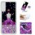 Силіконовий (TPU) чохол Deexe Liquid Glitter для Samsung Galaxy A7 2018 (A750) Girl`s Back