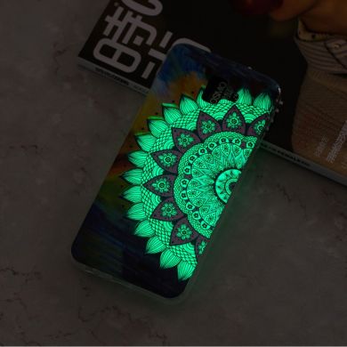 Силіконовий (TPU) чохол Deexe LumiCase для Samsung Galaxy J6+ (J610) - Flower Luminous TPU