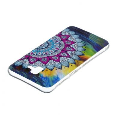 Силіконовий (TPU) чохол Deexe LumiCase для Samsung Galaxy J6+ (J610) - Flower Luminous TPU